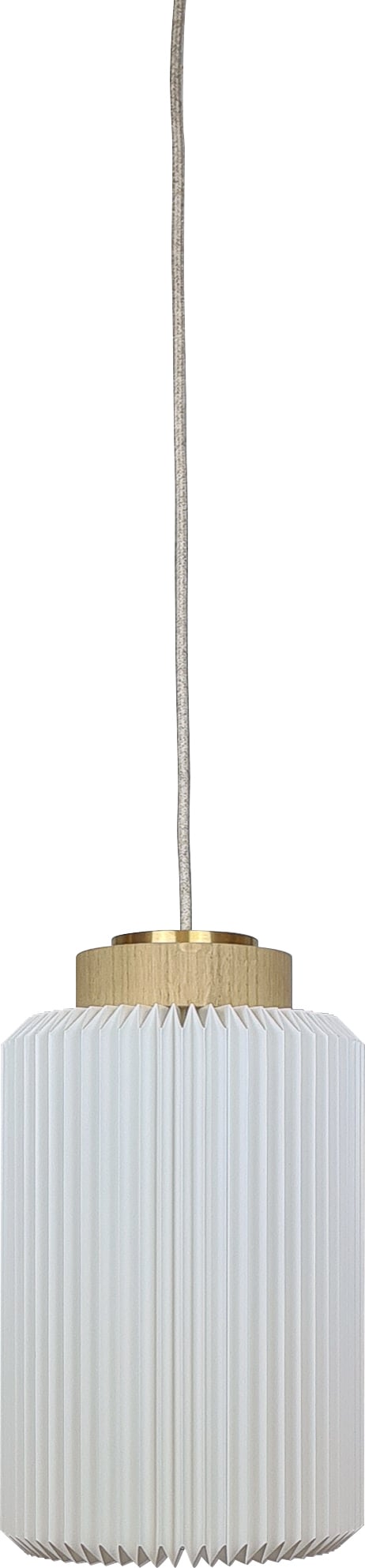 Lampa wisząca Cylinder M jasny dąb