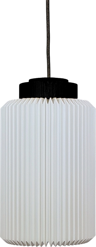 Lampa wisząca Cylinder S czarny dąb