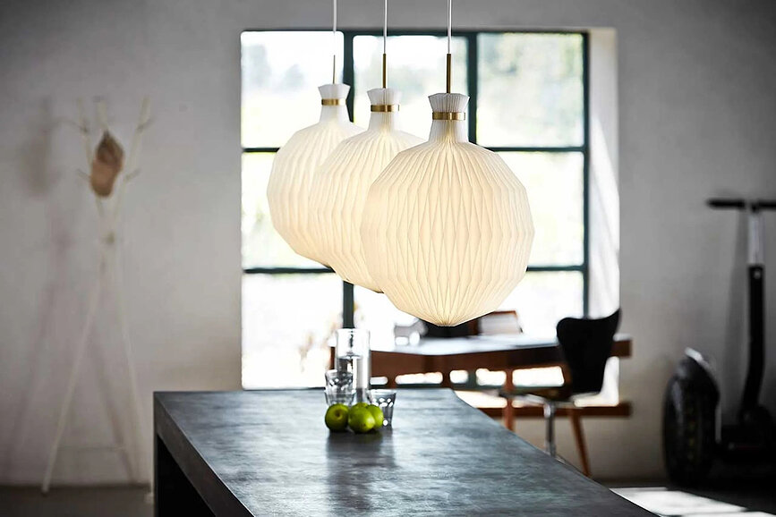 Lampa wisząca Lantern S z papierowym kloszem