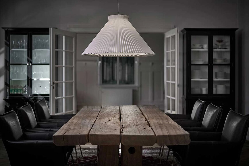 Lampa wisząca Mega 60 cm z papierowym kloszem