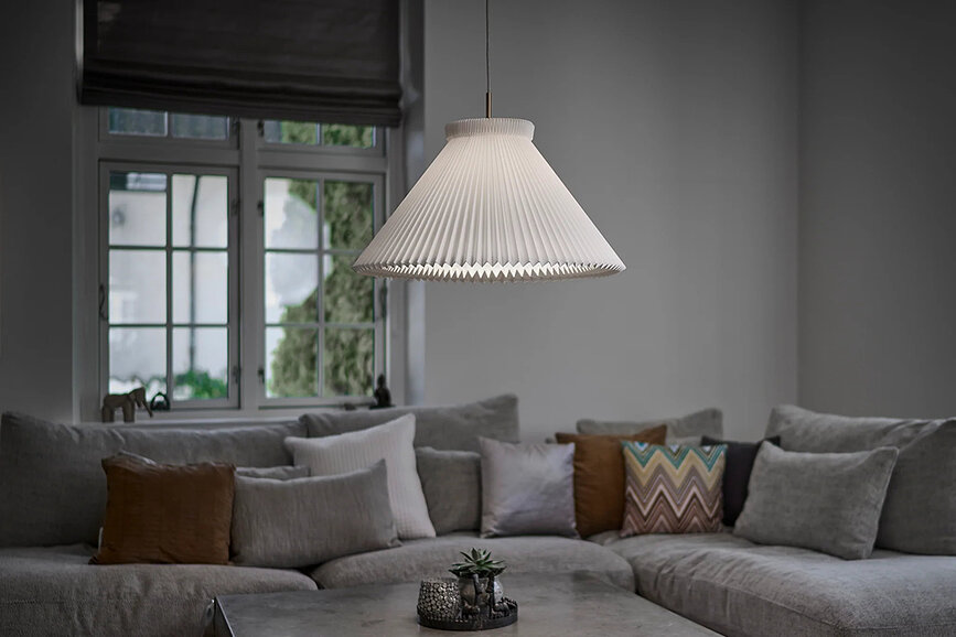 Lampa wisząca Mega 60 cm z papierowym kloszem