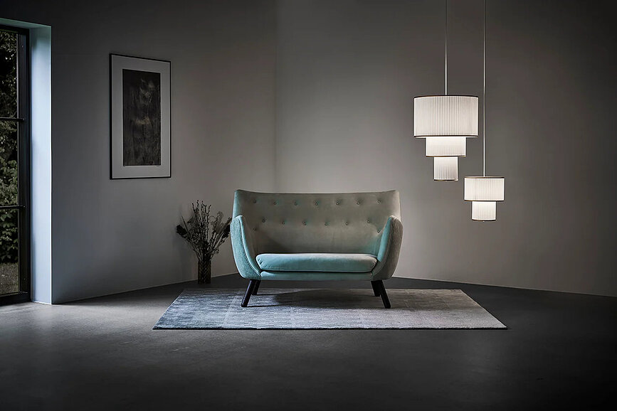 Lampa wisząca Plivello z papierowym kloszem