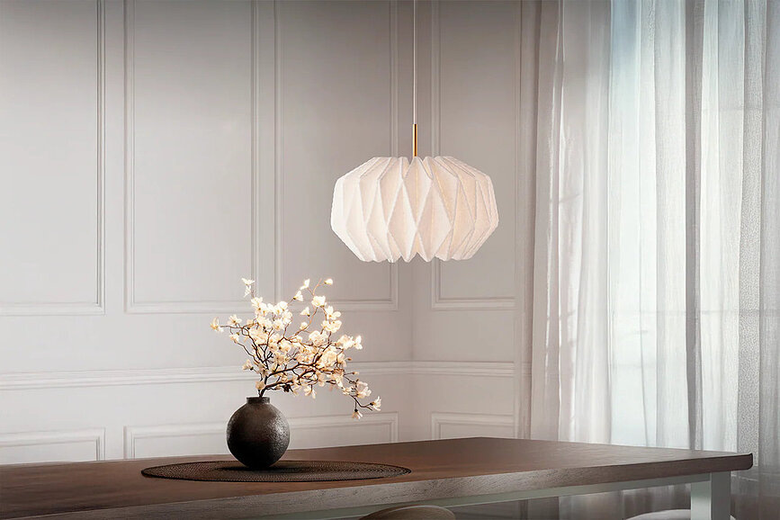 Lampa wisząca Softly Pleated 62 cm