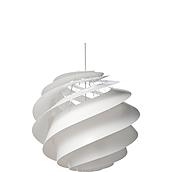 Lampa wisząca Swirl III 65 cm biała