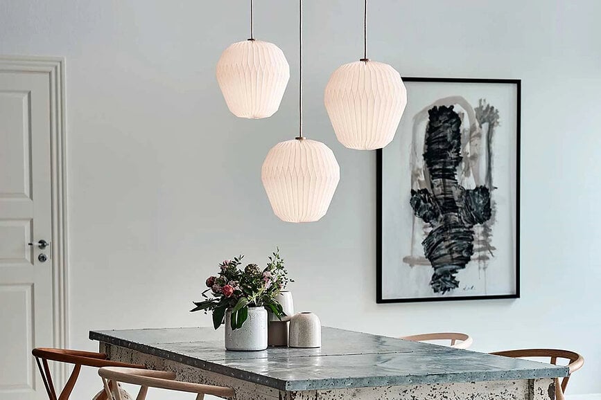 Lampa wisząca The Bouquet XL z 7 papierowymi kloszami