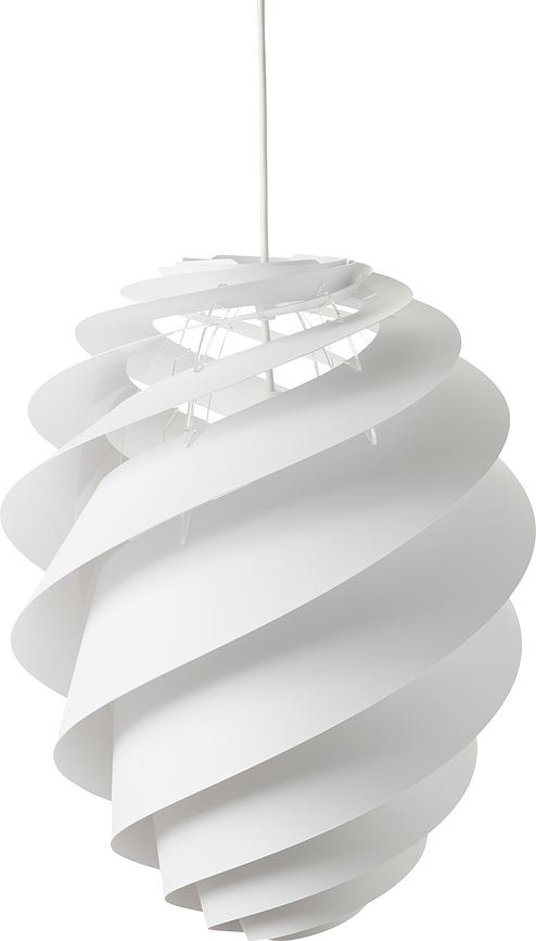 Підвісна лампа Swirl II 36 см, біла