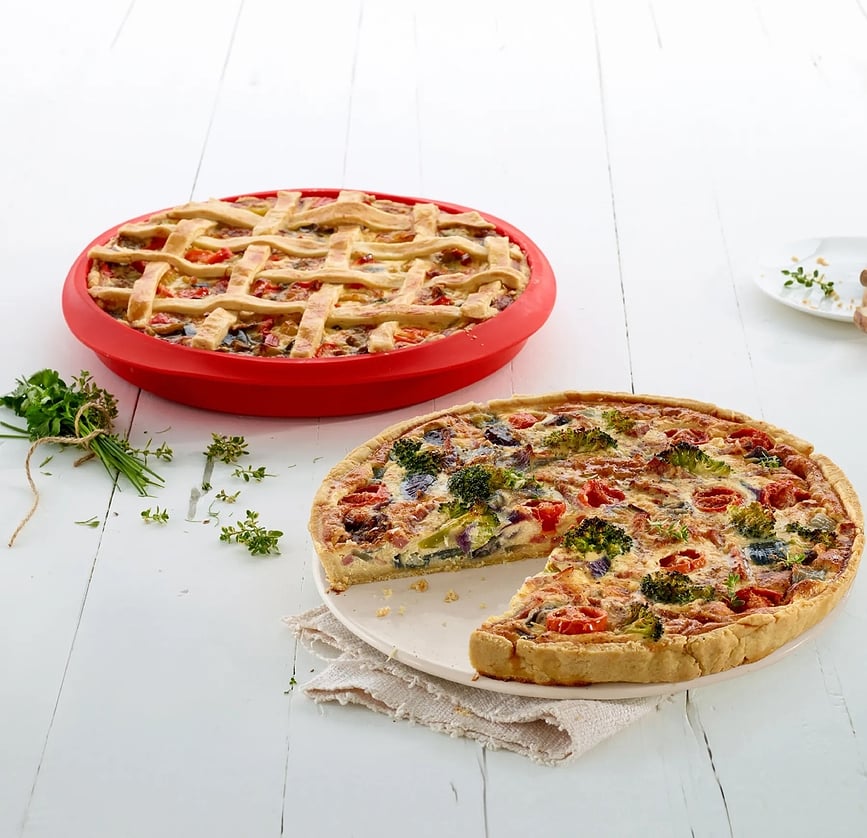 Base Cerámica para Molde Lekue, 28 cm, blanco