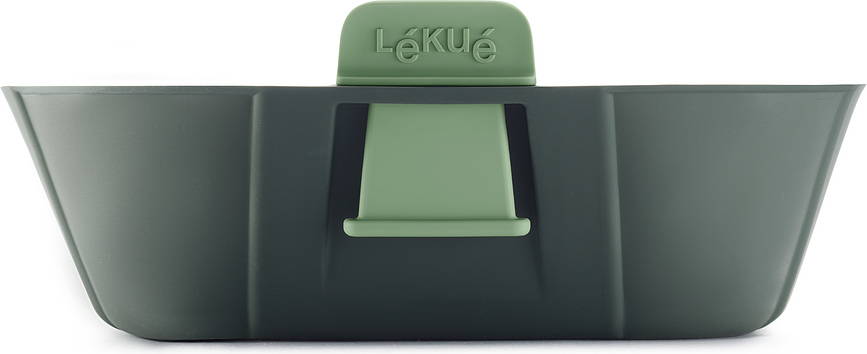 Cesta para freidora de aire Lekue, 22 cm, gris verdoso
