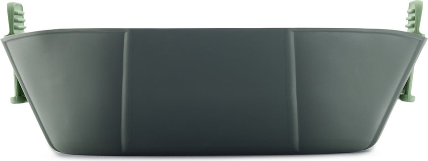 Cesta para freidora de aire Lekue, 22 cm, gris verdoso