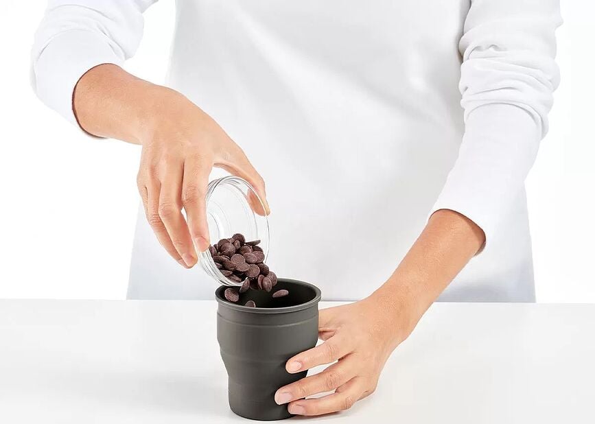 Classic Creamy Moules à esquimaux avec récipient pour enrobage, Set 5 pièces