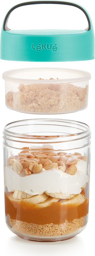 Contenedor To Go, 400 ml, turquesa