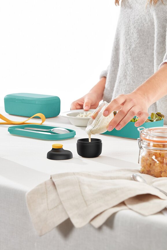 Contenedor para salsa To Go, negro