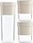 Contenedores de cocina Save & Stoe, beige, 3 unidades