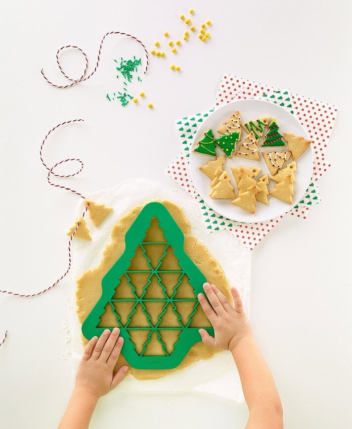 Cortador de galletas, tipo puzle, diseño Árbol de Navidad