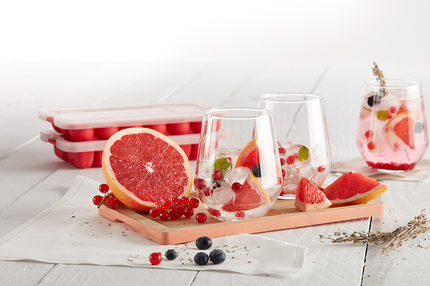 Cubetera Lekue, para cubitos, azul