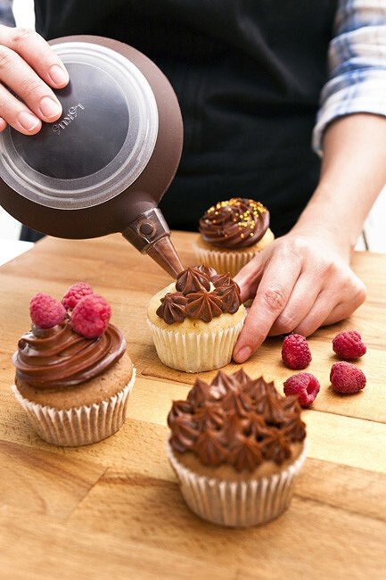 Deco Max Orodje za dekoriranje, temno rjavo