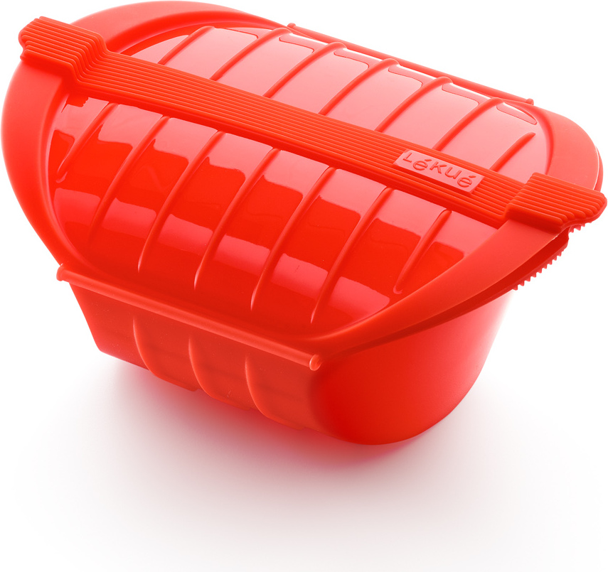 Deep Steam Mikrowellengeschirr 26 cm rot