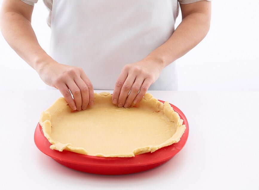 Duo Pekač za tarte, s keramičnim krožnikom