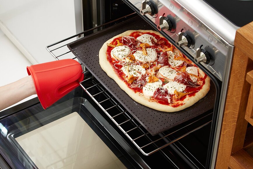 Estera de cocción Lekue, perforada, para pizza