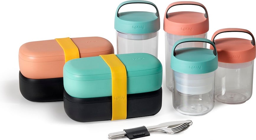 Fiambrera para llevar, turquesa