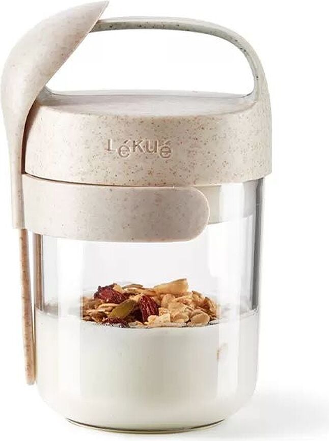 Fiambrera To Go Organic, 600 ml, con cuchara