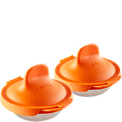 Formelės kiaušiniams virti Lekue oranžinės spalvos 2 vnt.