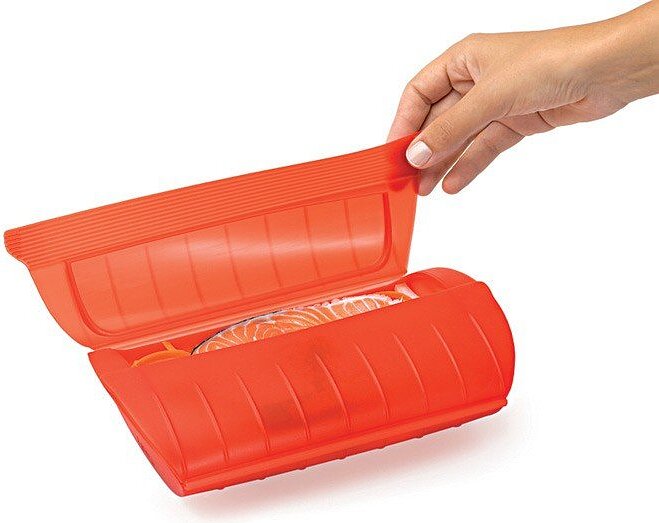 Fuente para hornear Luki, 650 ml, roja