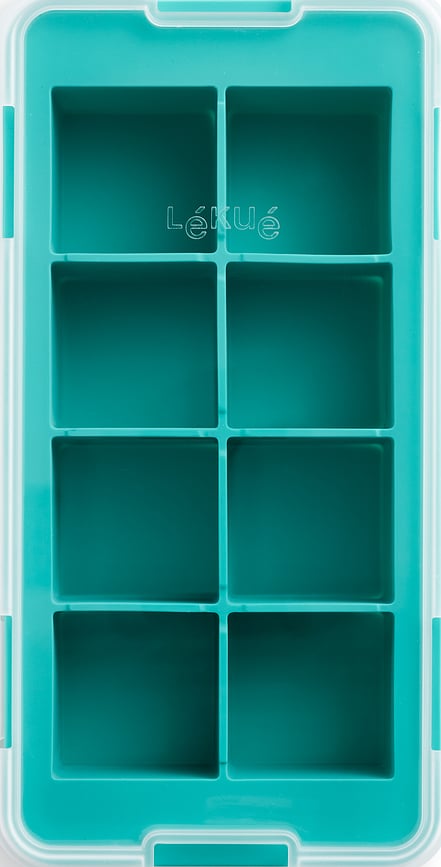 Lekue Moule à Glaçons avec couvercle, ronds XL