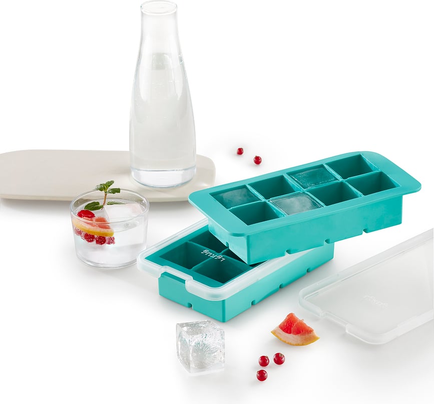 Lekue Moule à Glaçons avec couvercle, ronds XL