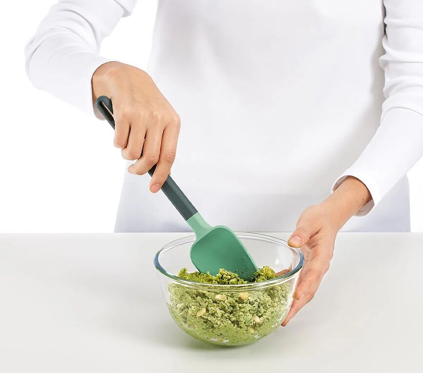 Lekue Cuillère de Cuisine en silicone, verte