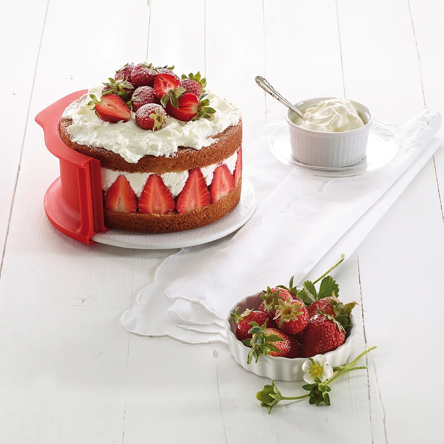 Lekue Dno za pekač, 23 cm, belo, keramično