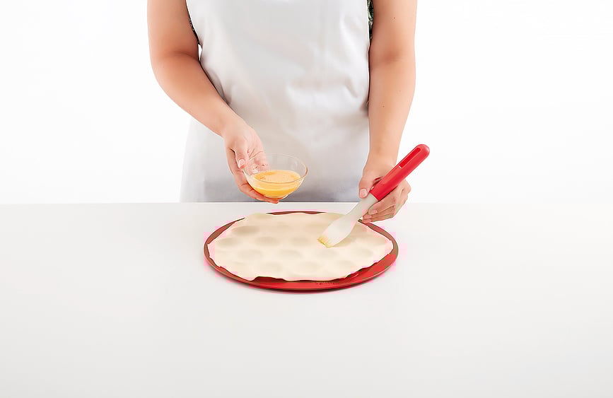 Lekue Emporte-pièce avec 2 rouleaux, rouge