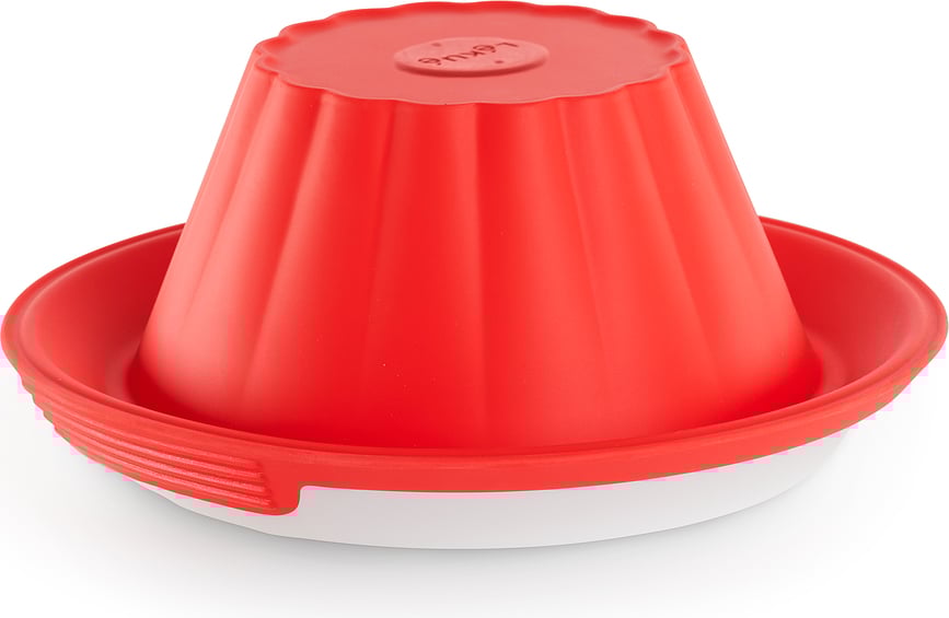 Lekue Kalup za kolače i pudinge s keramičkim tanjurom