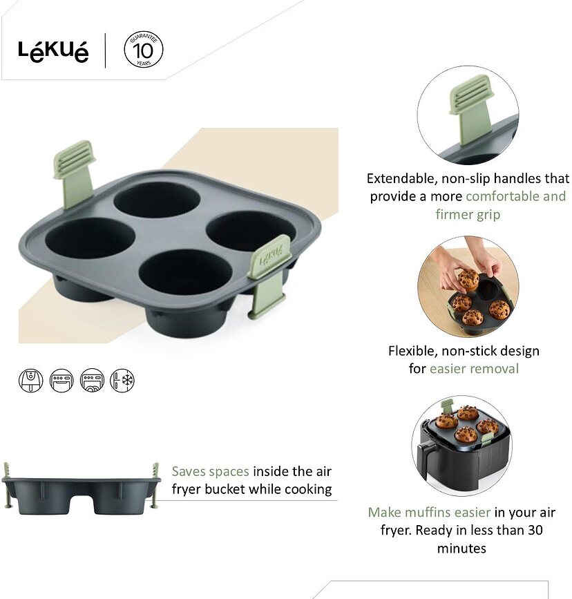 Lekue Kalup za muffine za air fryer