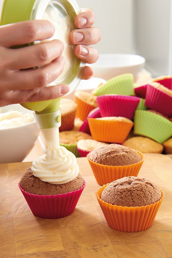 Lekue Kalupi za Muffine silikonski raznobojni 12 kom.