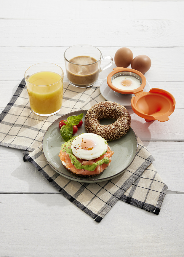 Lekue Kalupi za poširana jaja narančasti 2 kom.