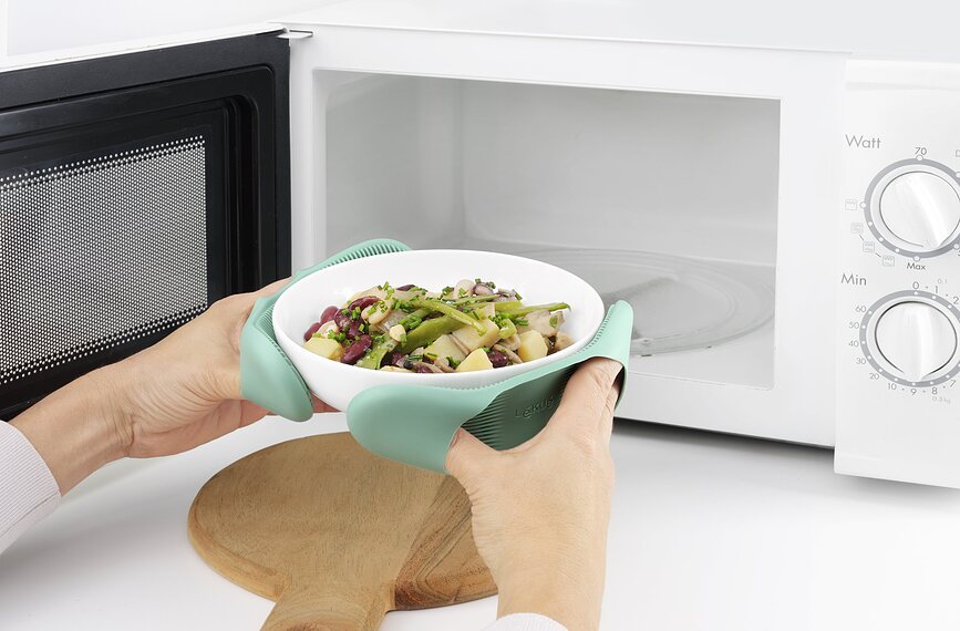 Lekue Maniques de Cuisine, vertes, Lot de 2