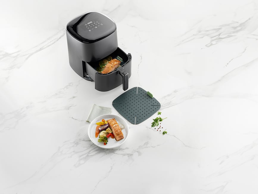 Lekue Ματ για Φριτέζα Αέρος, γκριζοπράσινο