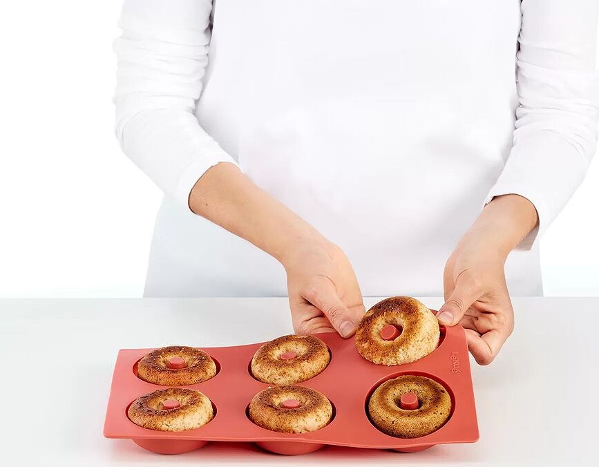 Lekue Moule à Donuts, en silicone