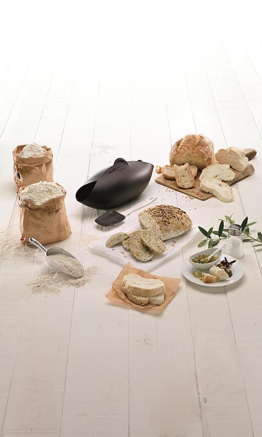 Lekue Moule à pain avec moule pour mini-baguettes et spatule, Set 3 pièces