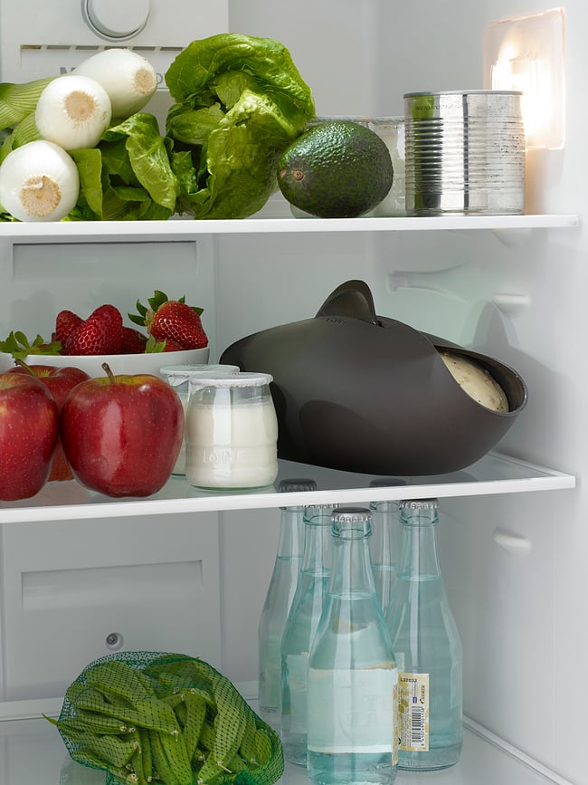 Lekue Moule à Pain avec spatule, en silicone, marron