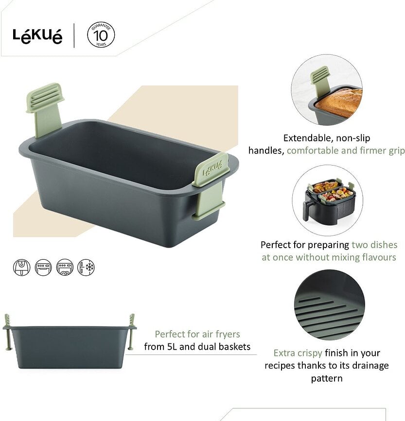 Lekue Moule pour Air Fryer, 20 cm