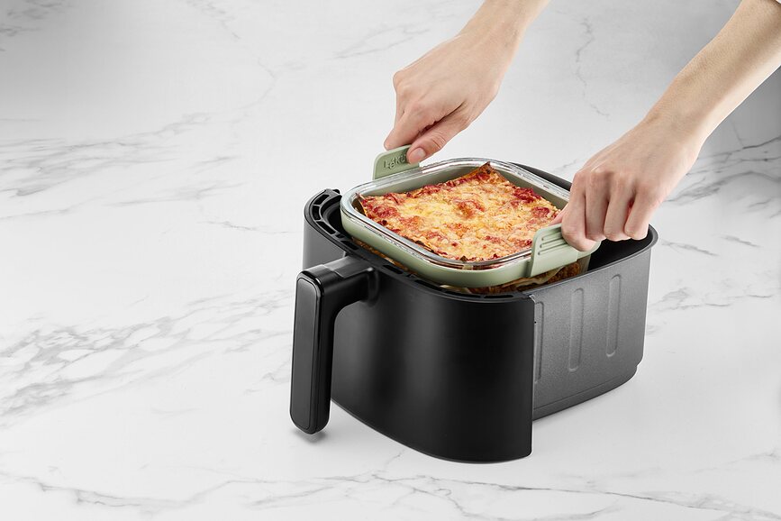 Lekue Moule pour Air Fryer, carré