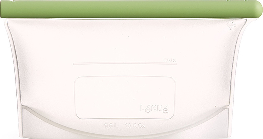 Lekue Nepredušna Vrečka, 0,5 l, silikonska