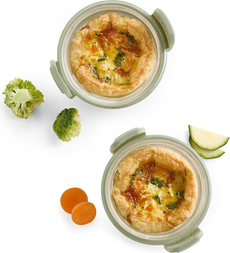 Lekue Okrogle mini posode za cvrtnik na vroč zrak, 4 kosi