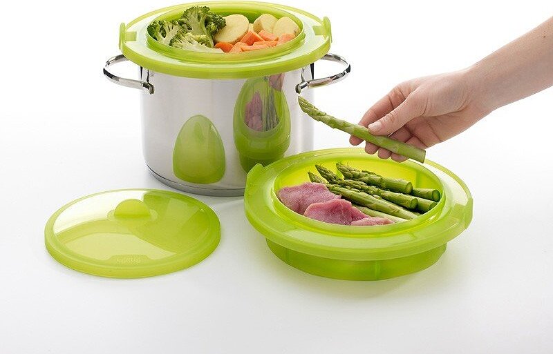 Lekue Panier Vapeur à double étage