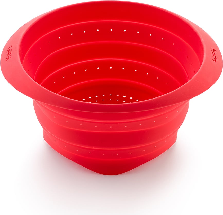 Lekue Passoire pliable, 23 cm, verte, en silicone