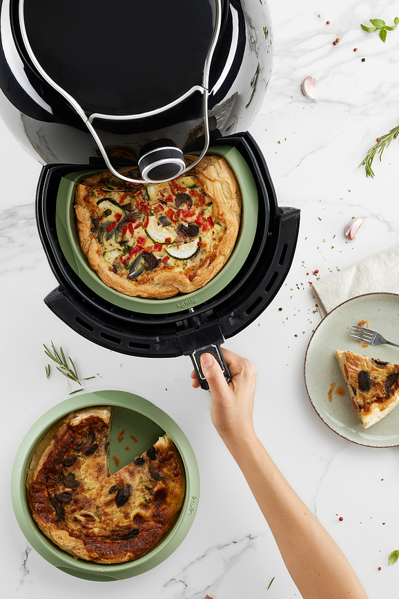 Lekue Pekač za cvrtnik na vroč zrak, 15 cm, zelen