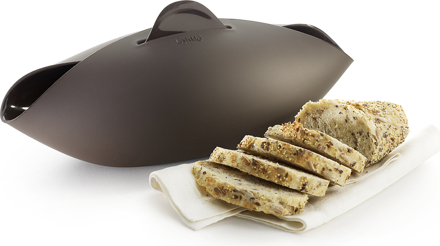 Lekue Pekač za kruh, rjav, silikonski, s spatulo