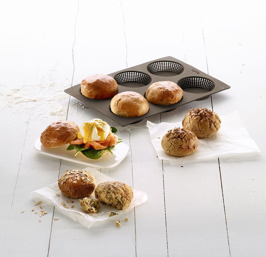 Lekue Φόρμα για ψωμάκια, διάτρητη
